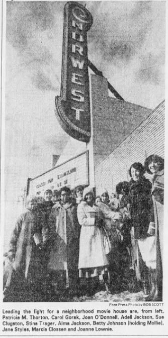 Norwest Theatre - Residents Fight To Keep Theater Open Feb 12 1979 (newer photo)